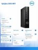 Dell Komputer Optiplex 3000 MFF/Core i3-12100T/4GB/256GB SSD/Integrated/WLAN + BT/Kb/Mouse/W11Pro/3Y